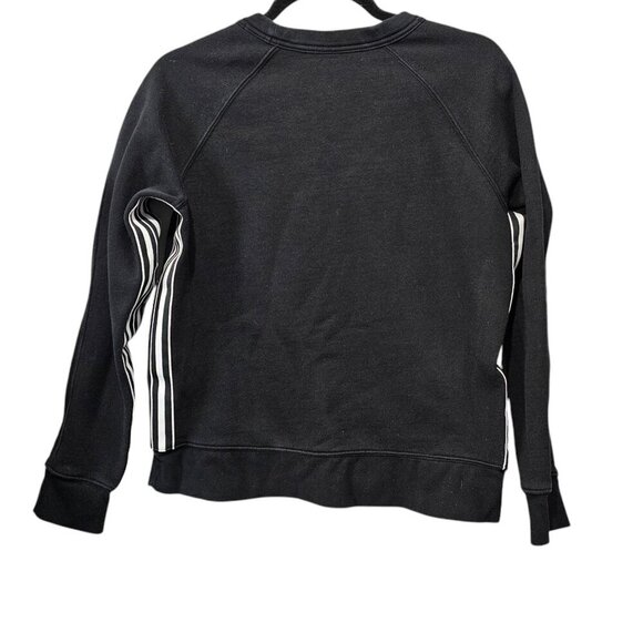 Athleta 24/7 Black Athleisure Sweatshirt Stripe Detail - Picture 5 of 6